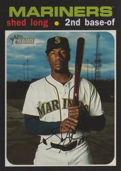 #20 Shed Long - Seattle Mariners - 2020 Topps Heritage Baseball