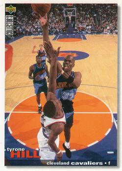 #20 Tyrone Hill - Cleveland Cavaliers - 1995-96 Collector's Choice Basketball