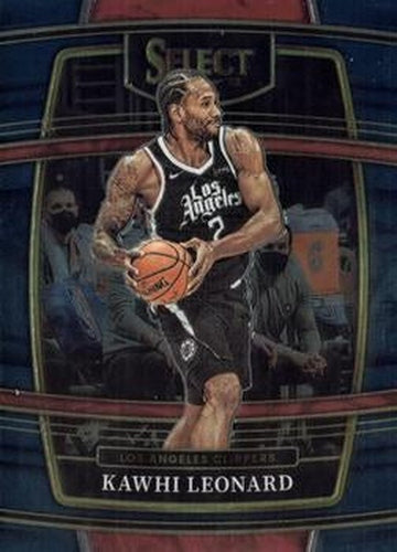 #20 Kawhi Leonard - Los Angeles Clippers - 2021-22 Panini Select - Blue Basketball