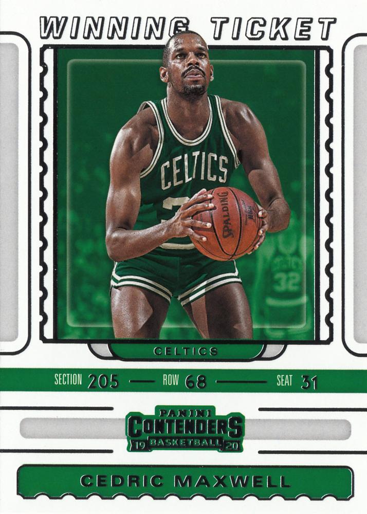 #20 Cedric Maxwell - Boston Celtics - 2019-20 Panini Contenders - Winning Ticket Basketball
