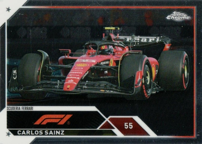 #20 Carlos Sainz - Scuderia Ferrari - 2023 Topps Chrome Formula 1 Racing