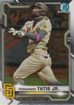 #20 Fernando Tatis Jr. - San Diego Padres - 2021 Bowman Chrome Baseball