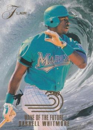 #20 Nigel Wilson - Florida Marlins - 1993 Flair - Wave of the Future Baseball
