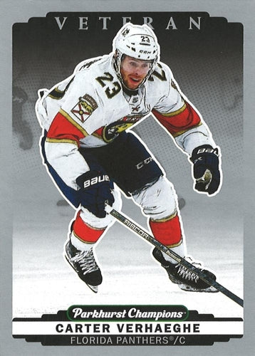#20 Carter Verhaeghe - Florida Panthers - 2022-23 Parkhurst Champions - Silver Hockey