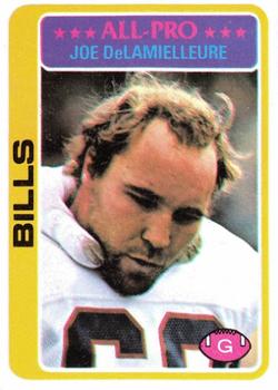 #20 Joe DeLamielleure - Buffalo Bills - 1978 Topps Football