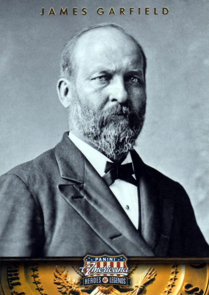 #20 James Garfield - 2012 Panini Americana Heroes & Legends