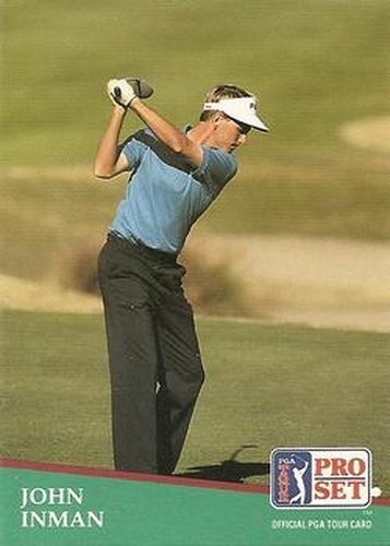 #20 John Inman - 1991 Pro Set PGA Tour Golf