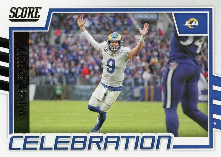 #C-MS Matthew Stafford - Los Angeles Rams - 2022 Score - Celebration Football