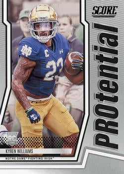 #P-KYW Kyren Williams - Notre Dame Fighting Irish - 2022 Score - PROtential Football
