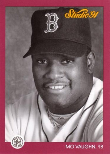 #20 Mo Vaughn - Boston Red Sox - 1991 Studio Baseball