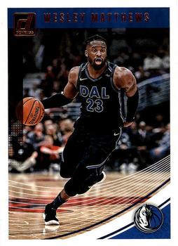 #20 Wesley Matthews - Dallas Mavericks - 2018-19 Donruss Basketball