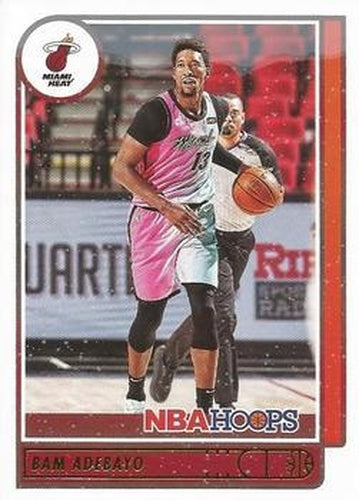 #20 Bam Adebayo - Miami Heat - 2021-22 Hoops Winter Basketball
