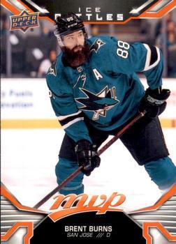 #20 Brent Burns - San Jose Sharks - 2022-23 Upper Deck MVP - Ice Battles Hockey
