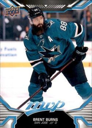 #20 Brent Burns - San Jose Sharks - 2022-23 Upper Deck MVP Hockey