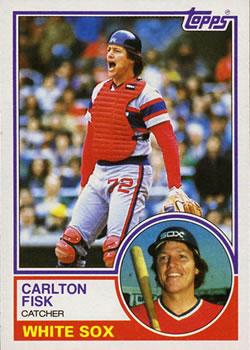 #20 Carlton Fisk - Chicago White Sox - 1983 Topps Baseball