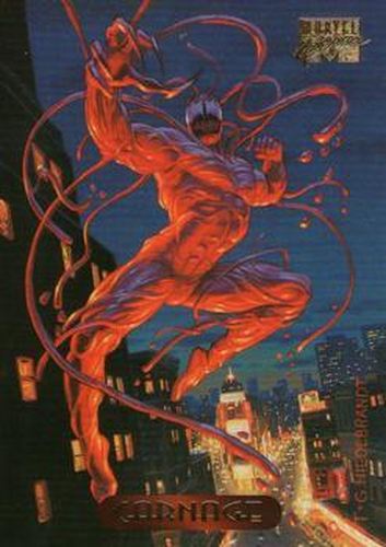 #20 Carnage - 1994 Fleer Marvel Masterpieces Hildebrandt Brothers