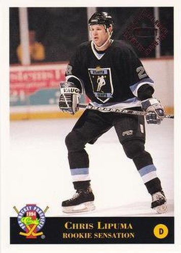 #20 Chris Lipuma - Atlanta Knights - 1994 Classic Pro Hockey Prospects Hockey