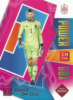 #20 David de Gea - Spain - 2021-22 Donruss Road to FIFA World Cup Qatar 2022 - Power in the Box Soccer
