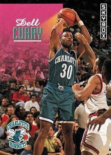 #20 Dell Curry - Charlotte Hornets - 1992-93 SkyBox Basketball