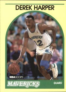 #20 Derek Harper - Dallas Mavericks - 1989-90 Hoops Superstars Basketball