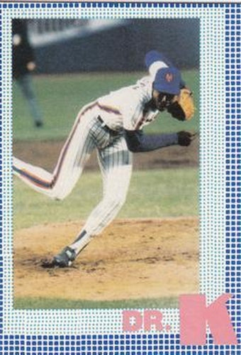 #20 Dwight Gooden - New York Mets - 1985 Renata Galasso Dwight Gooden Dr. K Baseball