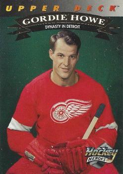 #20 Gordie Howe - Detroit Red Wings - 1992-93 Upper Deck - Hockey Heroes Gordie Howe Hockey