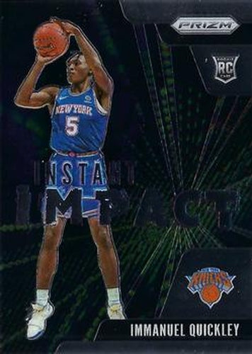 #20 Immanuel Quickley - New York Knicks - 2020-21 Panini Prizm - Instant Impact Basketball