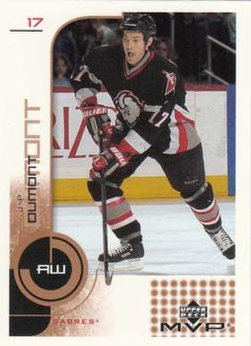 #20 J-P Dumont - Buffalo Sabres - 2002-03 Upper Deck MVP Hockey
