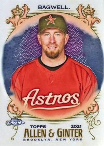 #20 Jeff Bagwell - Houston Astros - 2021 Topps Allen & Ginter Chrome Baseball