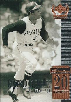 #20 Roberto Clemente - Pittsburgh Pirates - 1999 Upper Deck Century Legends Baseball