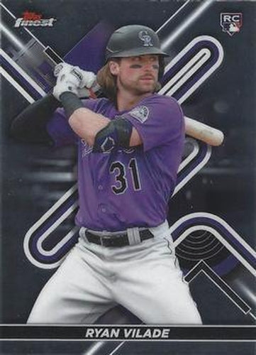 #20 Ryan Vilade - Colorado Rockies - 2022 Finest Baseball