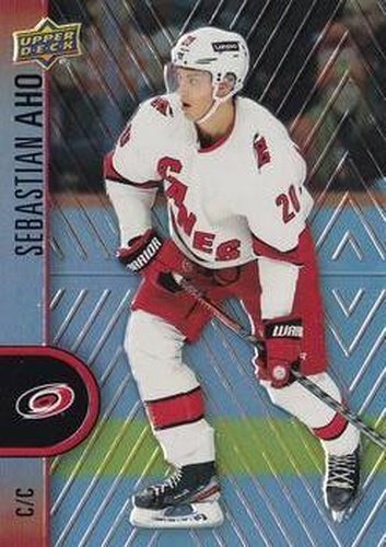 #20 Sebastian Aho - Carolina Hurricanes - 2022-23 Upper Deck Tim Hortons Hockey