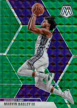#20 Marvin Bagley III - Sacramento Kings - 2019-20 Panini Mosaic - Green Prizm Basketball