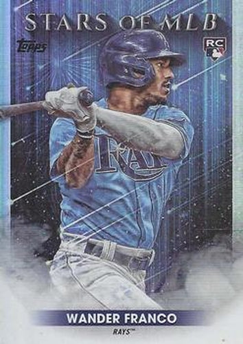 #SMLB-20 Wander Franco - Tampa Bay Rays - 2022 Topps - Stars of MLB Baseball