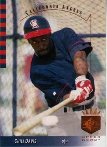 #20 Chili Davis - California Angels - 1993 SP Baseball