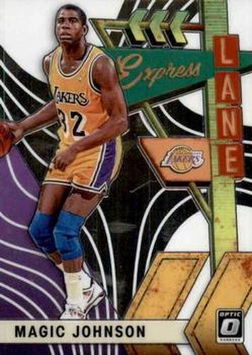 #20 Magic Johnson - Los Angeles Lakers - 2019-20 Donruss Optic - Express Lane Basketball