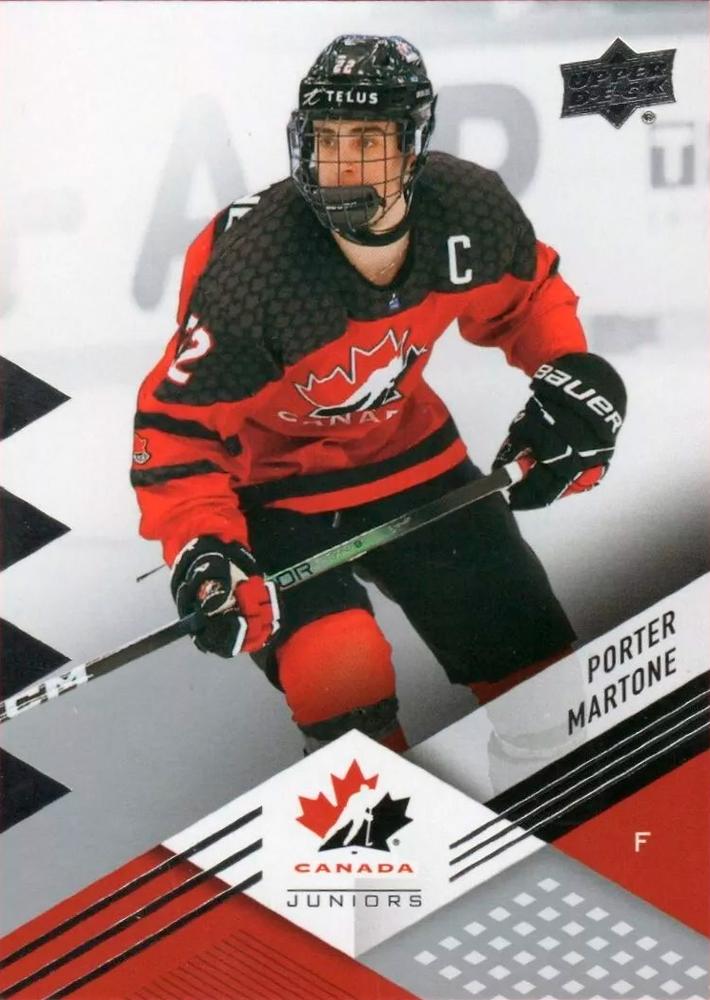 #20 Porter Martone - Canada - 2024 Upper Deck Team Canada Juniors Hockey