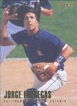 #U20 Jorge Fabregas - California Angels - 1996 Fleer Update Baseball