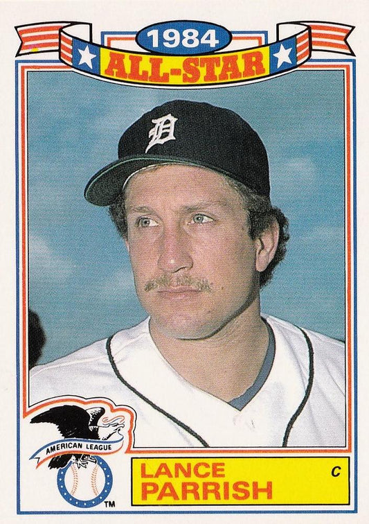 #20 Lance Parrish - Detroit Tigers - 1985 Topps - 1984 All-Star Game Baseball