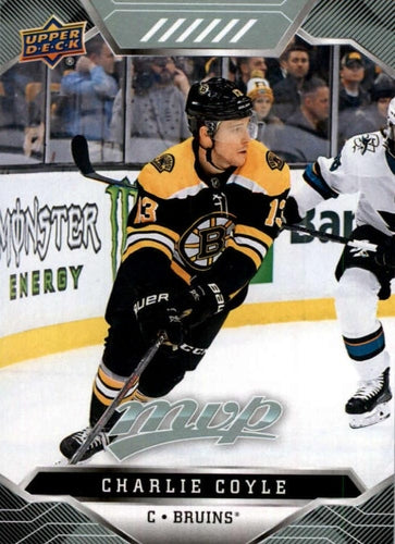 #20 Charlie Coyle - Boston Bruins - 2019-20 Upper Deck MVP Hockey