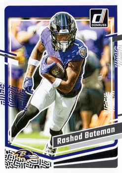 #20 Rashod Bateman - Baltimore Ravens - 2023 Donruss Football