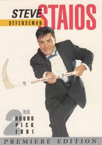 #20 Steve Staios - 1991 Arena Draft Picks Hockey