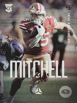 #220 Eli Mitchell - San Francisco 49ers - 2021 Panini Chronicles - Luminance Update Rookies Football