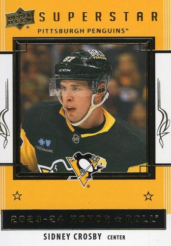 #HR-20 Sidney Crosby - Pittsburgh Penguins - 2023-24 Upper Deck - Honor Roll Hockey