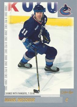 #20 Mark Messier - New York Rangers - 2000-01 O-Pee-Chee Hockey