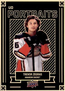 #P-20 Trevor Zegras - Anaheim Ducks - 2022-23 Upper Deck - UD Portraits Hockey