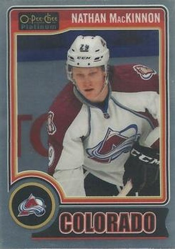 #20b Nathan MacKinnon - Colorado Avalanche - 2014-15 O-Pee-Chee Platinum Hockey