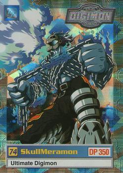 #20of32 74 SkullMeramon - 2000 Upper Deck Digimon Series 2 - Silver Foil