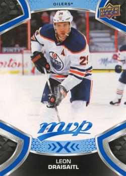 #210 Leon Draisaitl - Edmonton Oilers - 2021-22 Upper Deck MVP - Blue Hockey