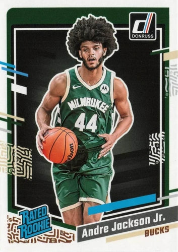 #210 Andre Jackson Jr. - Milwaukee Bucks - 2023-24 Donruss Basketball